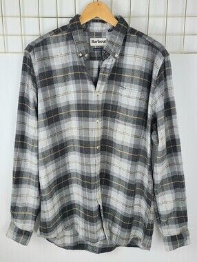 Barbour Kyeloch Tailored Plaid Flannel Long Sleeve Shirt